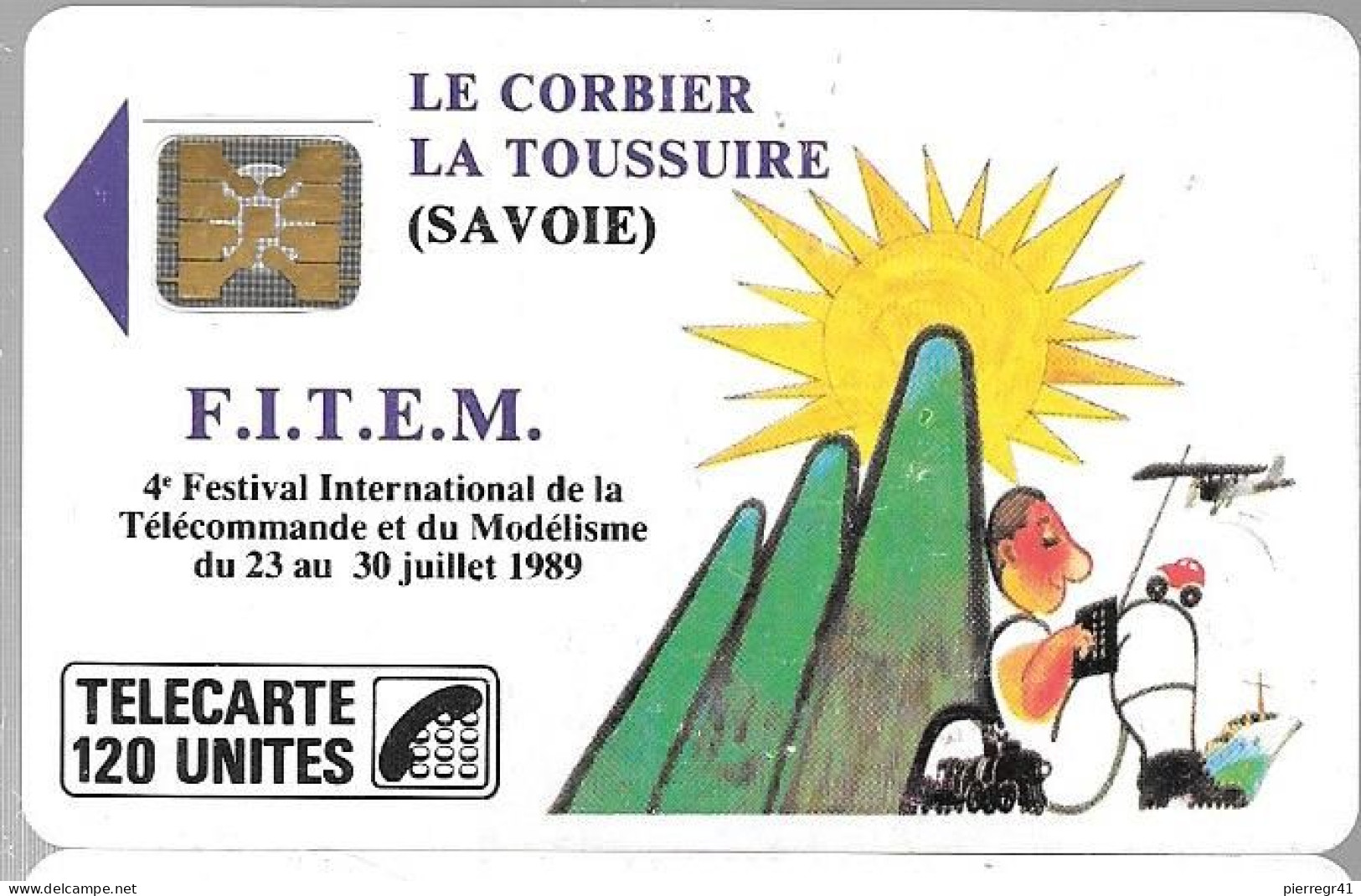 CARTE²°-PUBLIC-F81-120U-SC4On-FITEM 89-N° Série Pe105967-Utilisé-TBE/LUXE/TRES RARE - 1991