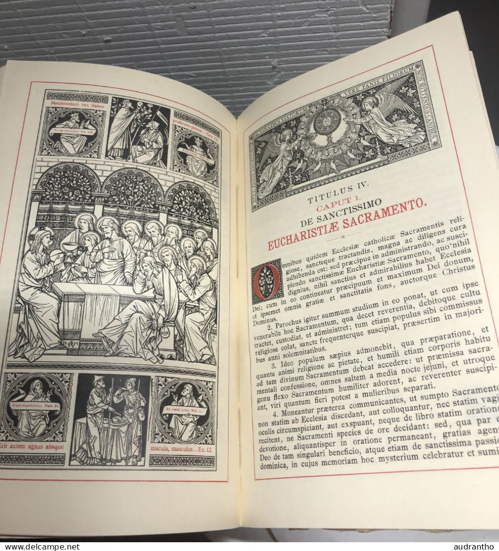 livre du diocèse de Laval en latin RITUALE ROMANUM bénédictions et instructions de 1909