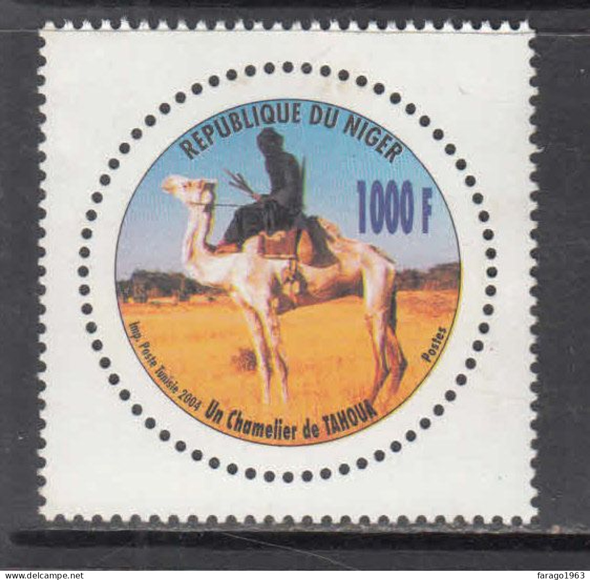 2004 Niger Camel And Rider Complete Set Of 1 MNH **Difficult** - Niger (1960-...)