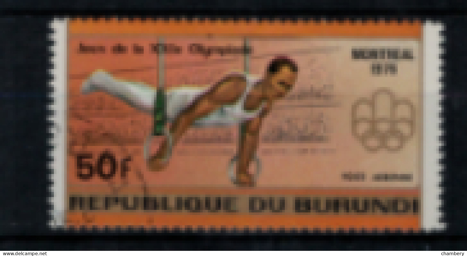 Burundi - PA - "J.O. De Mexico : Gymnastique" - Oblitéré N° 428 De 1976 - Luftpost