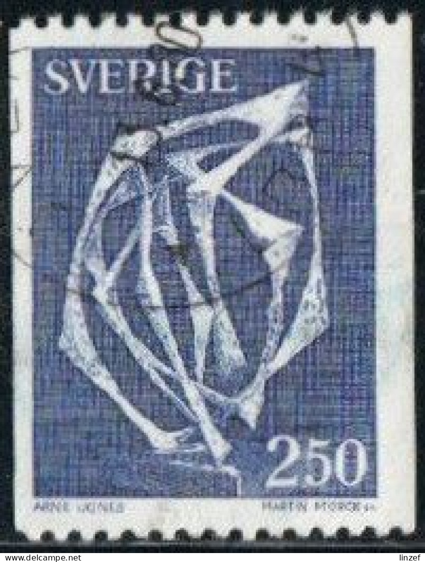 Suède 1978 Yv. N°995 - "Espace Sans Affiliation" D'Arne Jones - Oblitéré - Usati