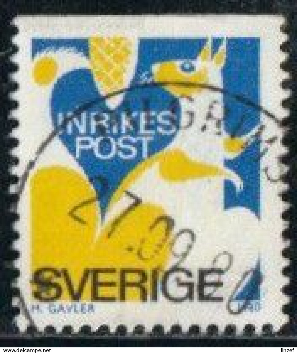 Suède 1980 Yv. N°1087 - Ecureuil - Oblitéré - Gebraucht