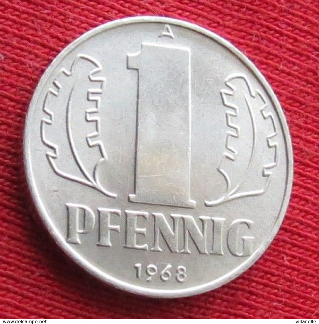 German-Democratic Republic Germany 1 Pfennig 1968 A KM# 8.1 Lt 1670 Alemanha Oriental DDR RDA Alemania Allemagne - Andere & Zonder Classificatie