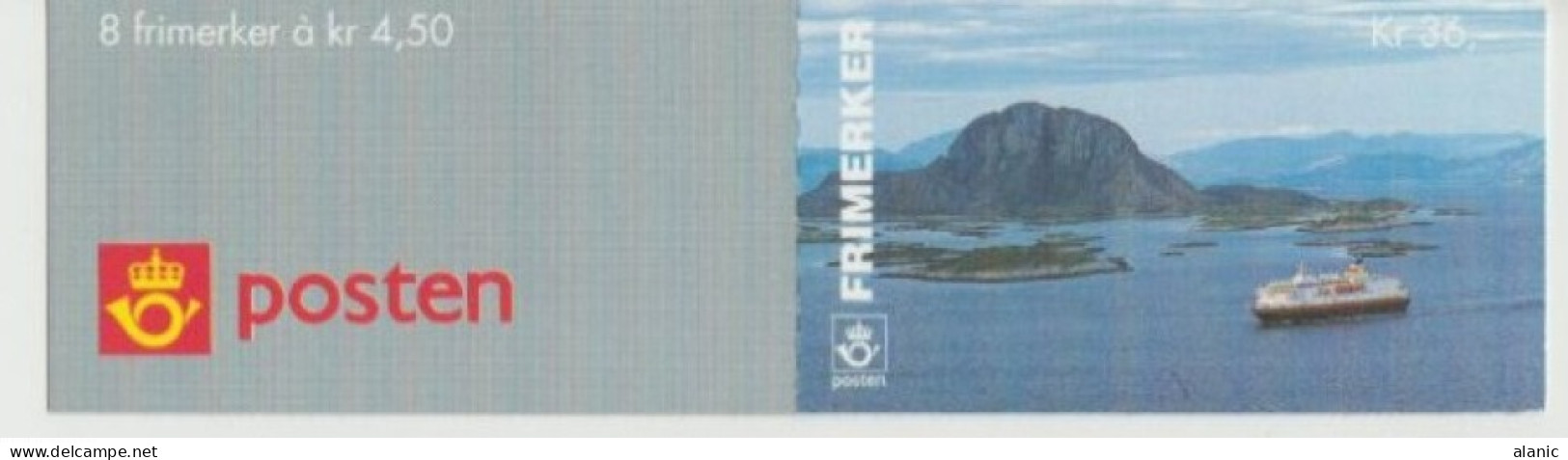 NORVEGE CARNET  C1139a** Neufs Sans Charnière COTE:40€ Sans Bande De Phosphore - Neufs