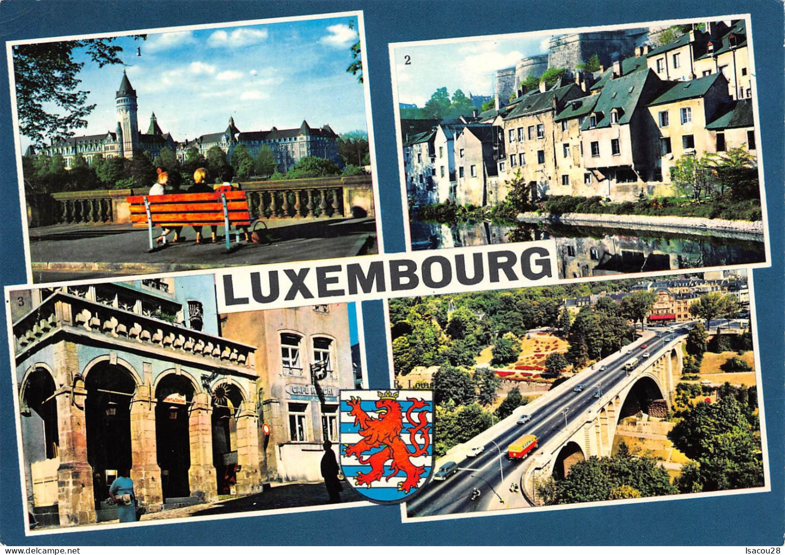 LUXEMBOURG /4 VUES/ VOIR SCANS - Luxembourg - Ville