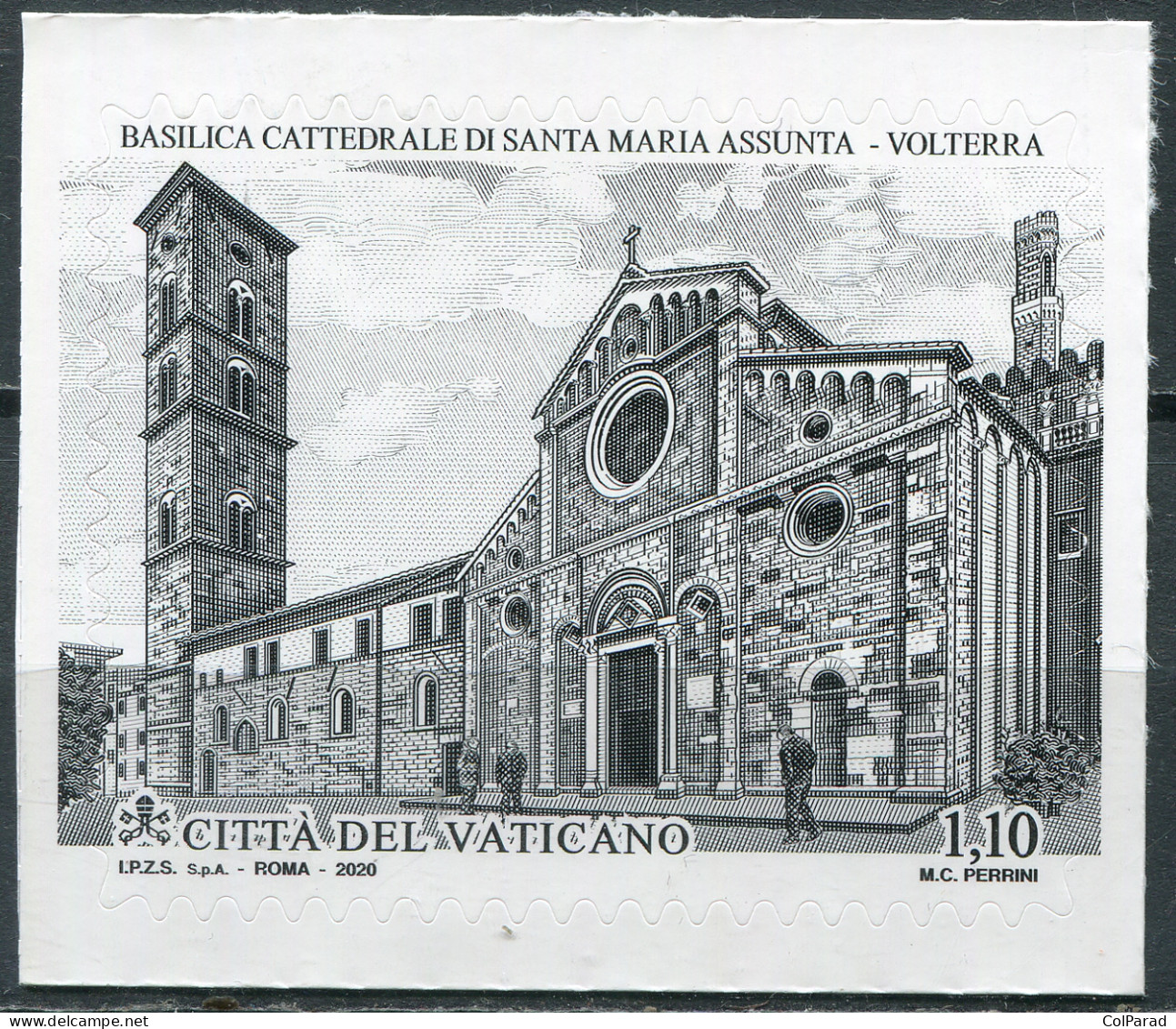 VATICAN CITY - 2020 - STAMP MNH ** - Cathedral Basilica Of Volterra - Ungebraucht