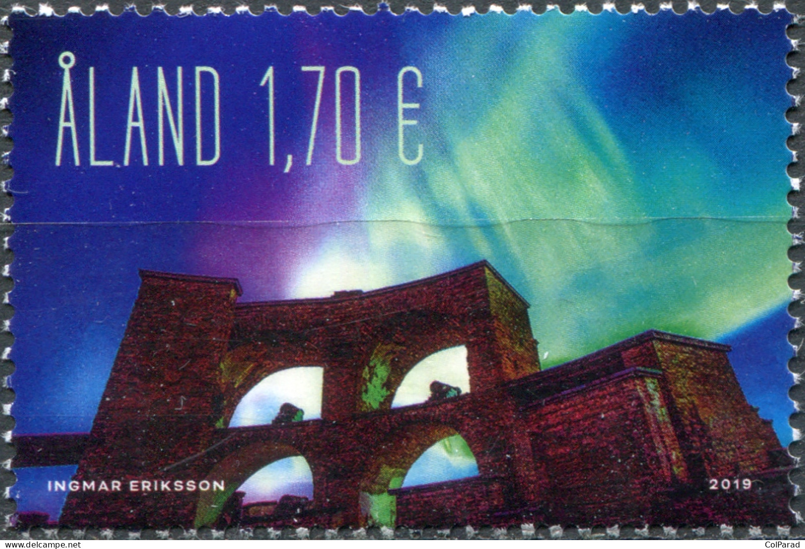 ÅLAND ISLANDS - 2019 - STAMP MNH ** - Aurora Borealis - Aland