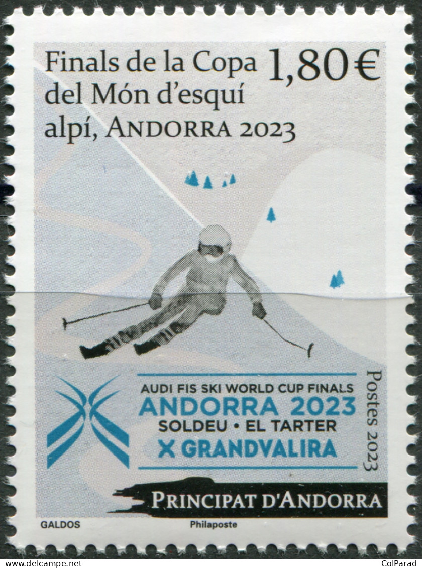 ANDORRA [FR.] - 2023 - STAMP MNH ** - Final Of Alpine Ski World Cup, Andorra - Neufs