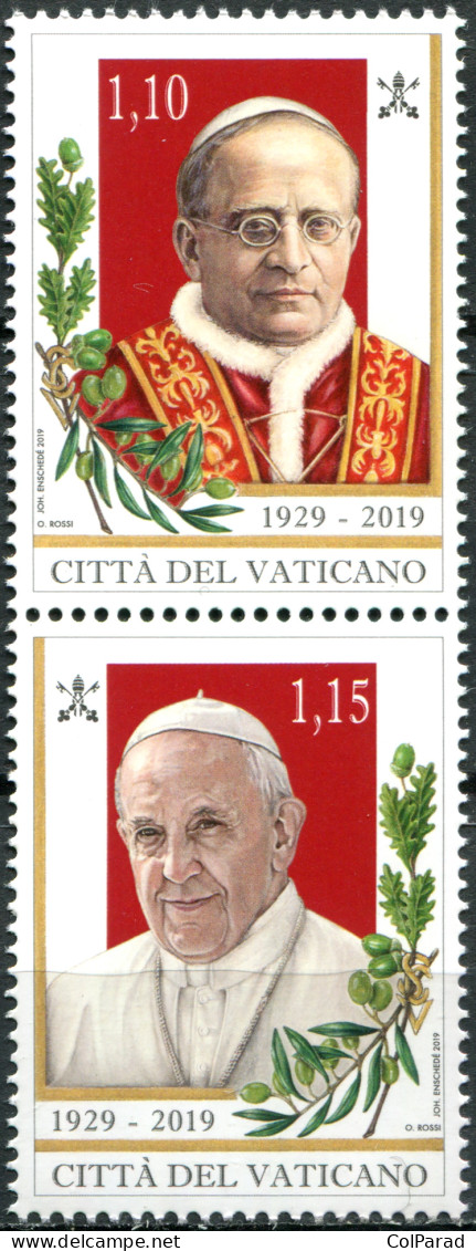 VATICAN - 2019 - BLOCK MNH ** - 90th Anniversary Of The Lateran Accords - Nuevos