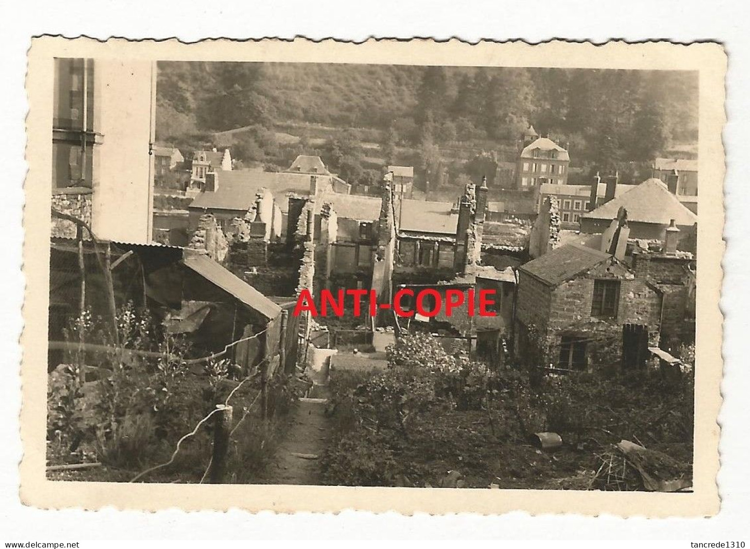 WW2 2x PHOTO ORIGINALE ALLEMANDE Destructions à MONTHERME Pont Meuse Près Charleville Mézières 08 ARDENNES - 1939-45