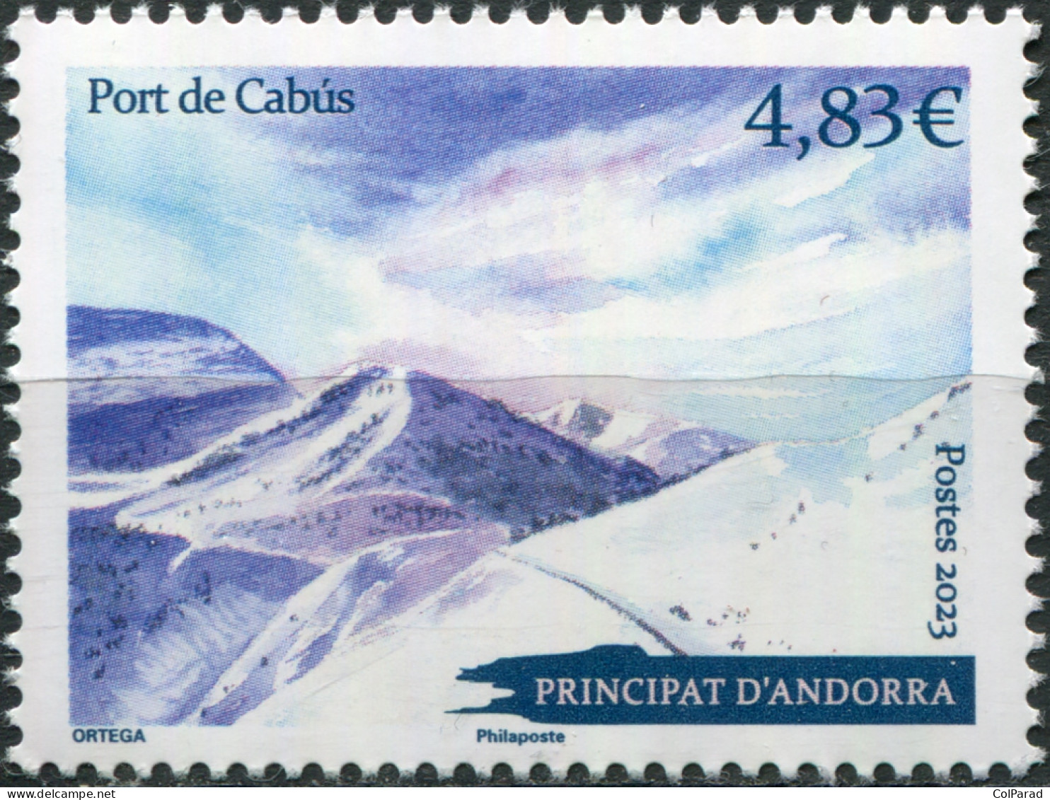 ANDORRA [FR.] - 2023 - STAMP MNH ** - Port De Cabús Mountain Pass - Unused Stamps