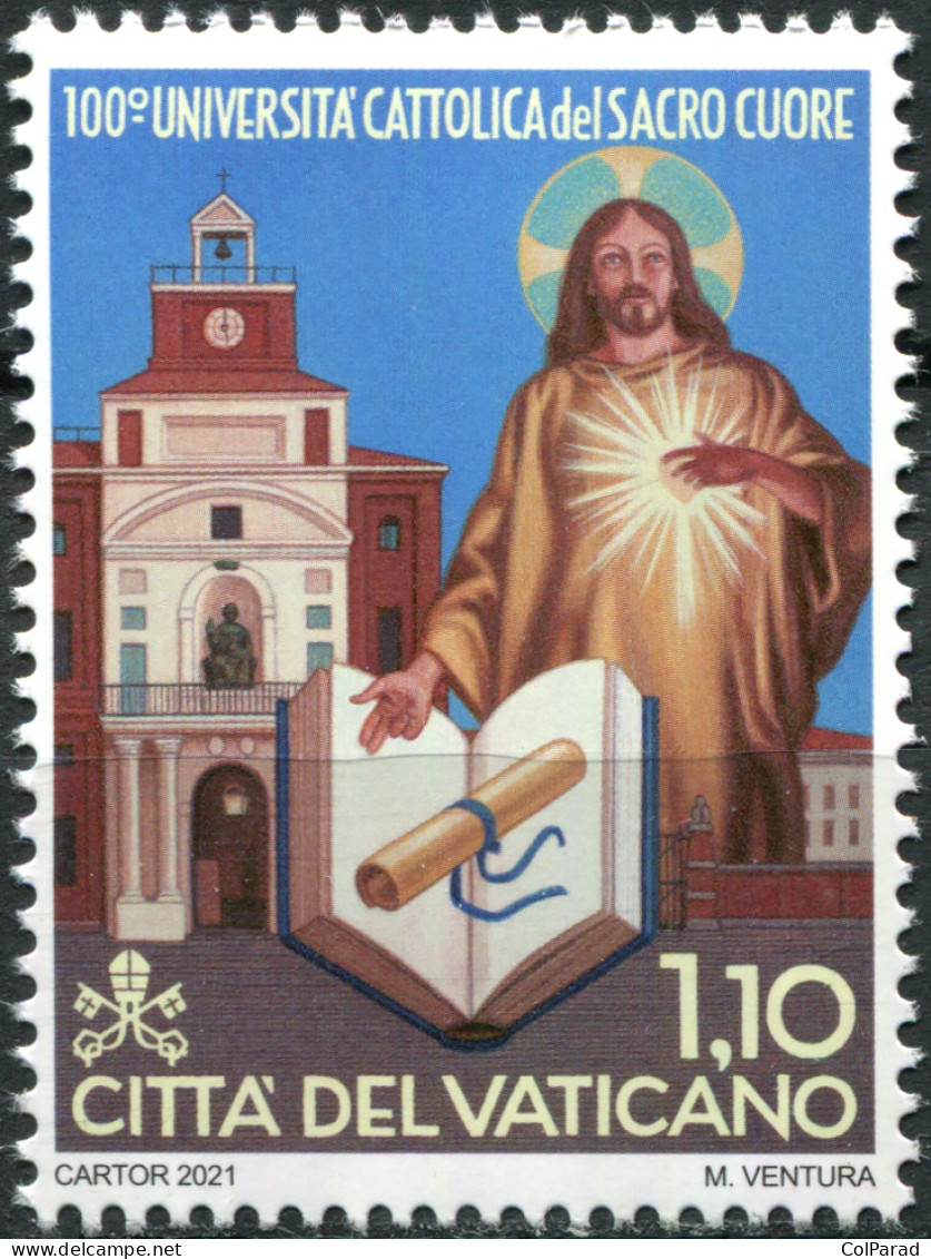 VATICAN - 2021 - STAMP MNH ** - Catholic University Of Sacred Heart - Unused Stamps