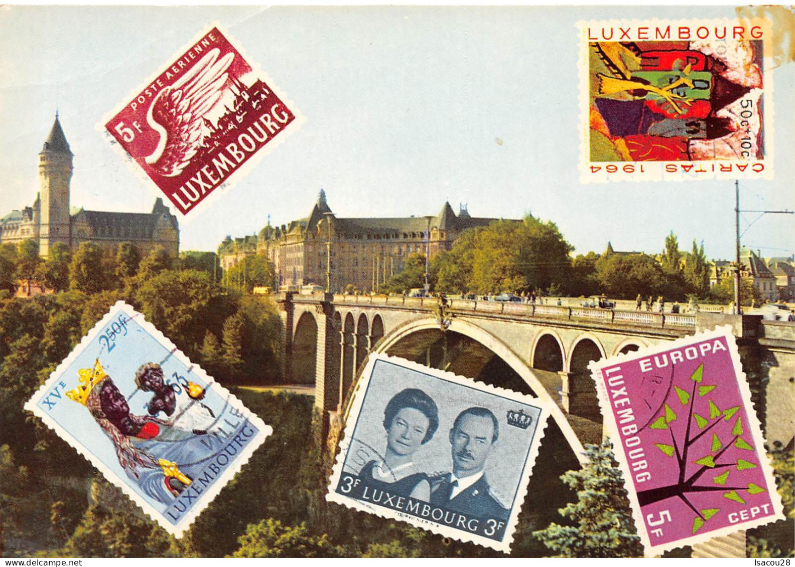 LUXEMBOURG / PONT ADOLPHE ET CAISSE D EPARGNE / REPRESENTATION DE TIMBRES/ VOIR SCANS - Luxembourg - Ville