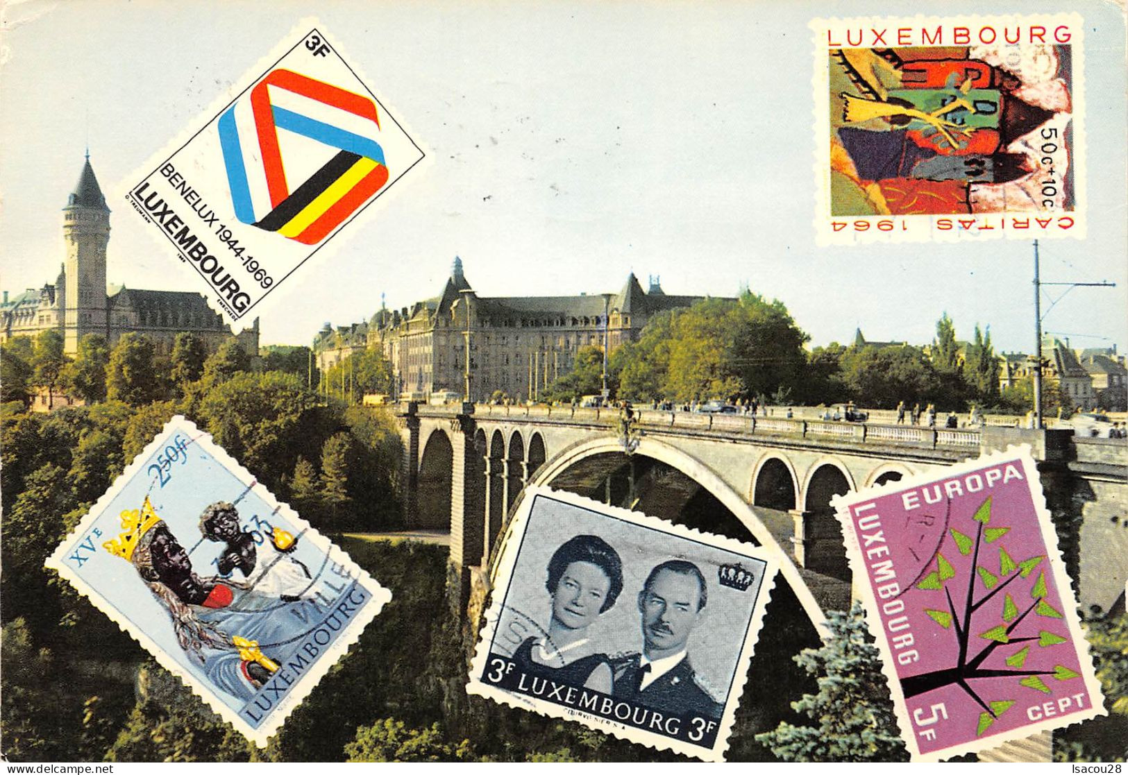 LUXEMBOURG / PONT ADOLPHE ET CAISSE D EPARGNE / REPRESENTATION DE TIMBRES/ VOIR SCANS - Luxembourg - Ville