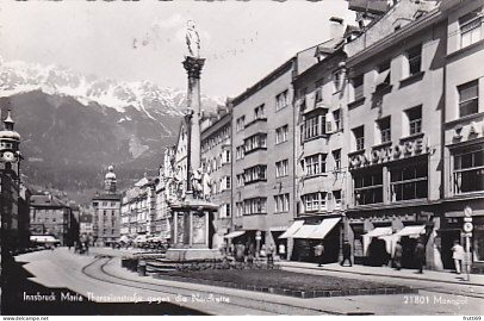 AK 209484 AUSTRIA - Innsbruck - Maria Theresien-Strasse Gegen Die Nordkette - Innsbruck