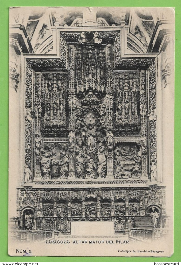 Zaragoza - Altar Mayor Del Pilar - Aragón - España - Zaragoza