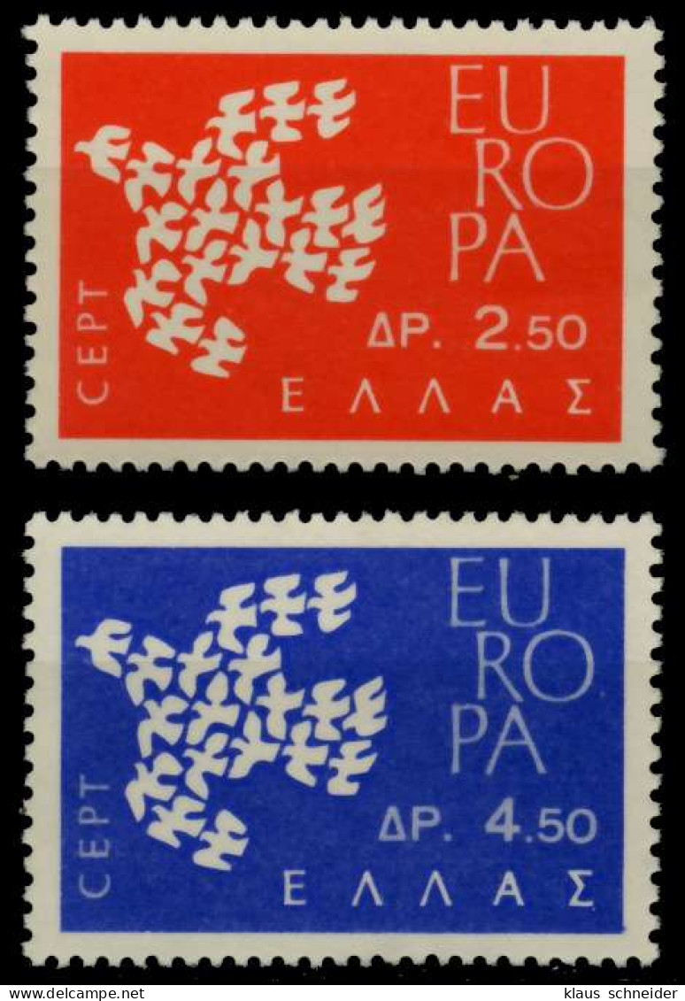 GRIECHENLAND 1961 Nr 775-776 Postfrisch S038DBE - Nuevos