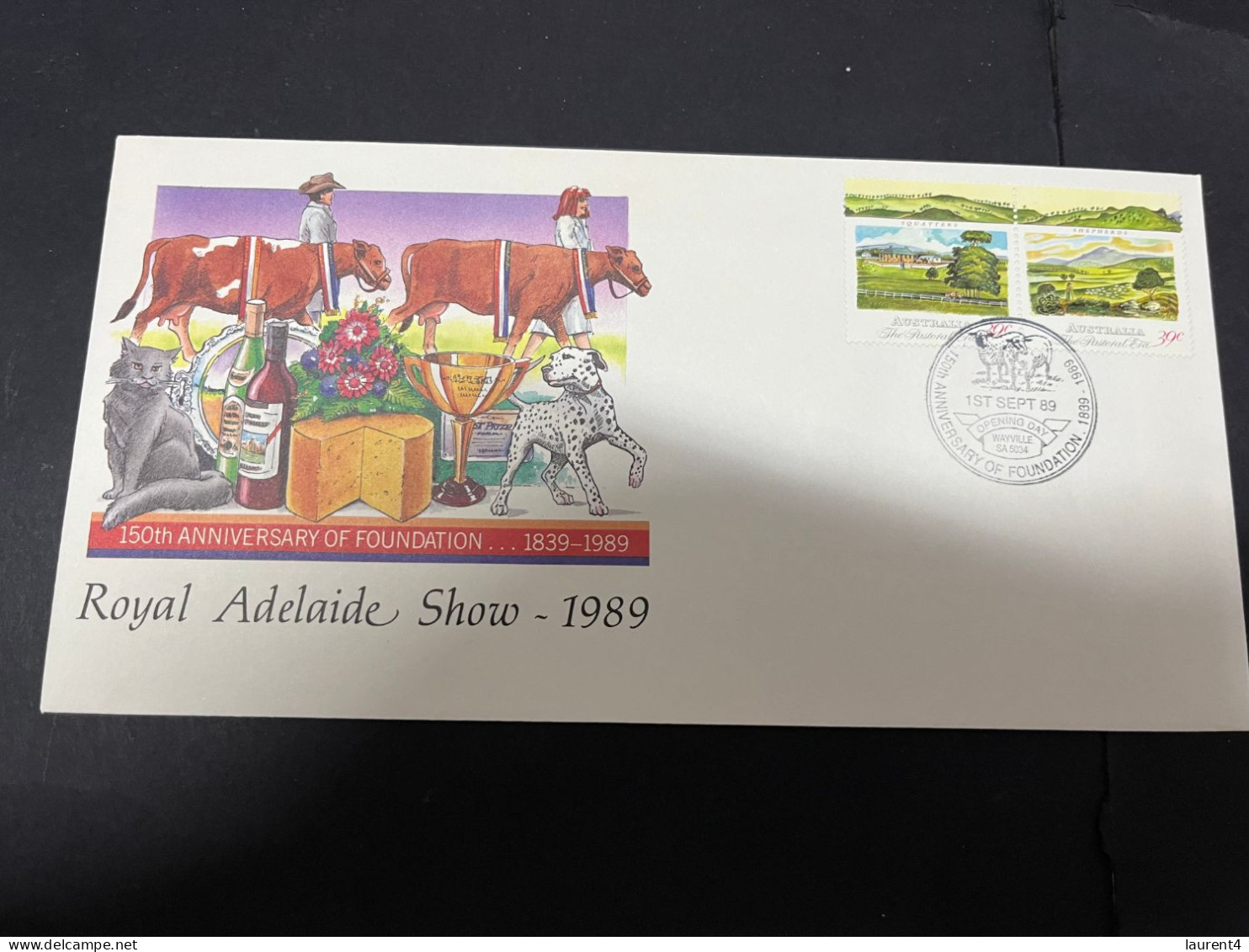 22-3-2024 (3 Y 44) Australia  FDC - 1989 - 3 Covers - Royal Easter Show In Adelaide  (3 With Different Postmarks) - Christmaseiland