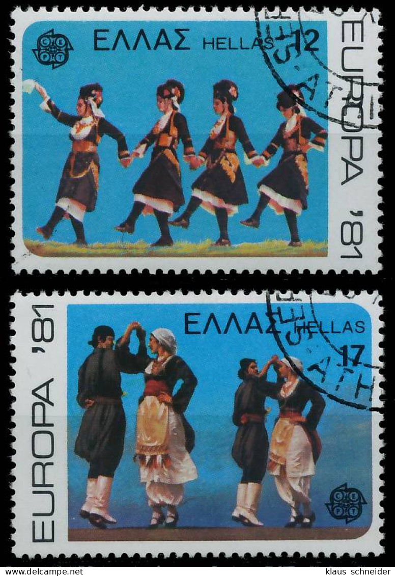 GRIECHENLAND 1981 Nr 1445-1446 Gestempelt X5A9C02 - Used Stamps