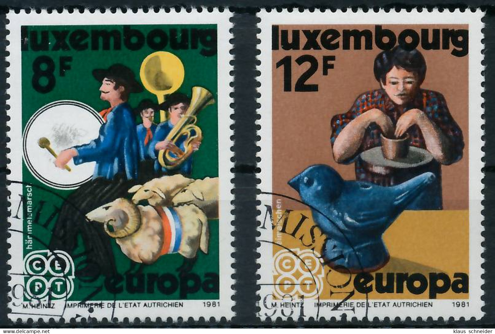 LUXEMBURG 1981 Nr 1031-1032 Gestempelt X5A9EEA - Used Stamps