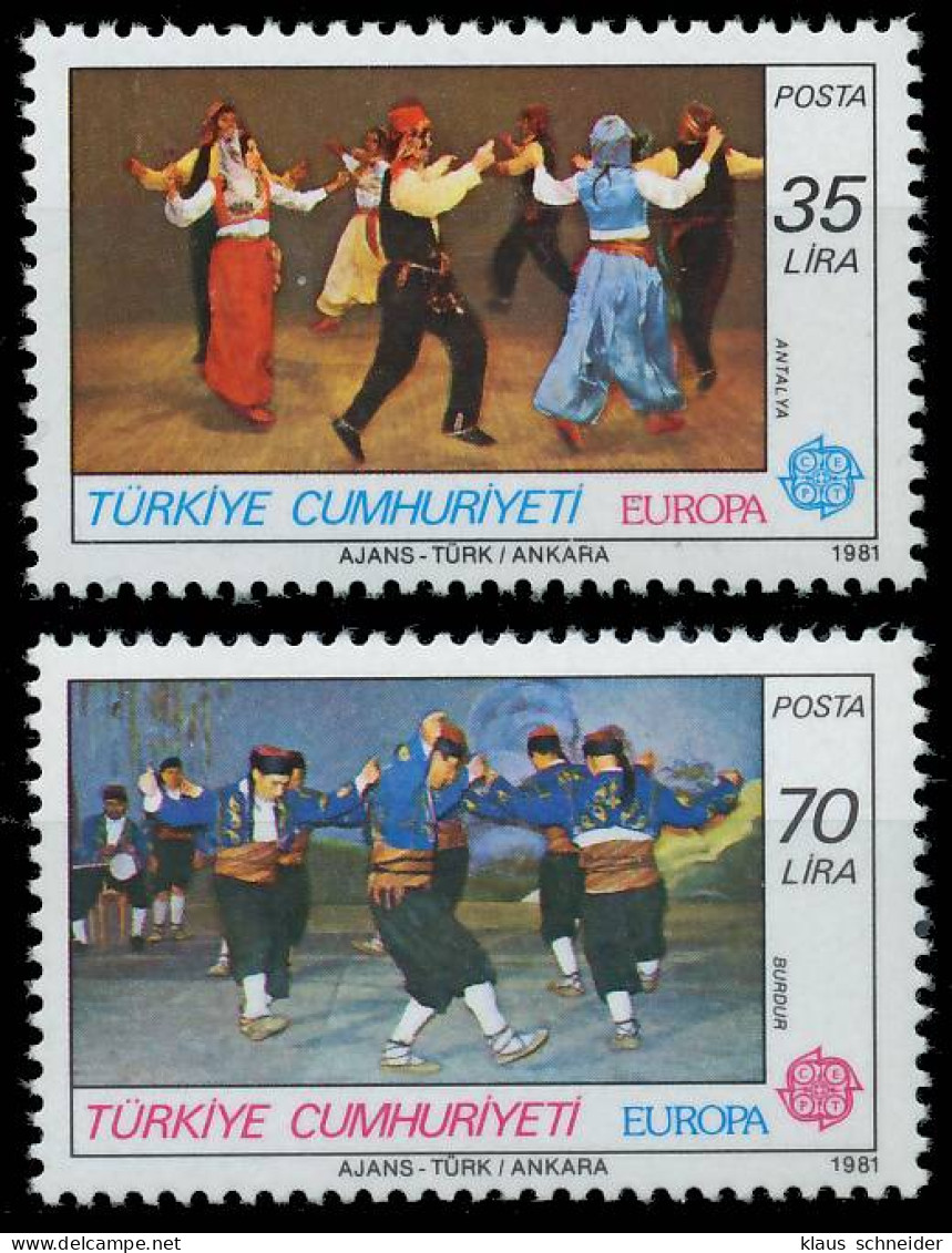 TÜRKEI 1981 Nr 2546-2547 Postfrisch S1D7BFA - Unused Stamps