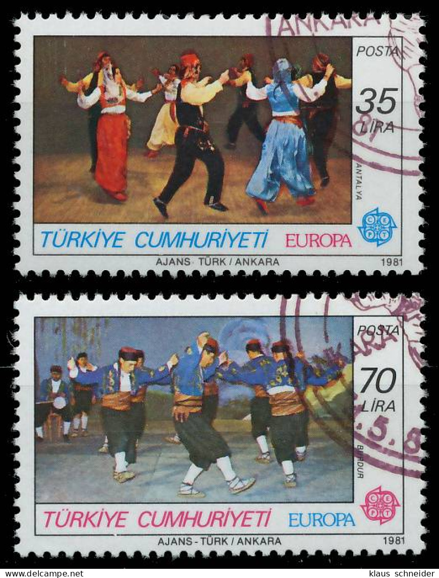 TÜRKEI 1981 Nr 2546-2547 Gestempelt X5AA1E6 - Used Stamps