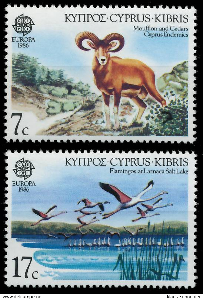 ZYPERN 1986 Nr 655-656 Postfrisch X5C62D2 - Unused Stamps