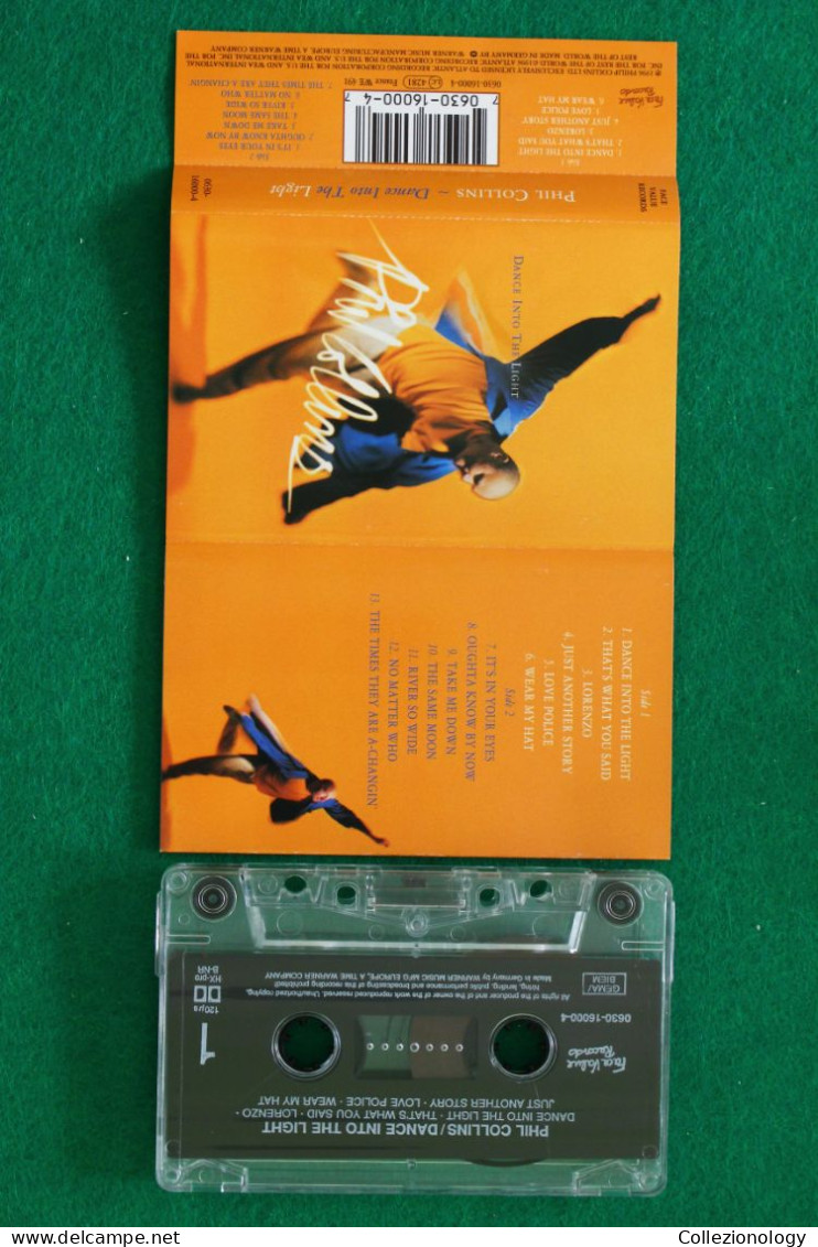 MC TAPE AUDIO CASSETTA 1996 PHIL COLLINS DANCE INTO THE LIGHT FACE VALUE RECORDS 0630 16000-4 GERMANY 0019 - Audiokassetten
