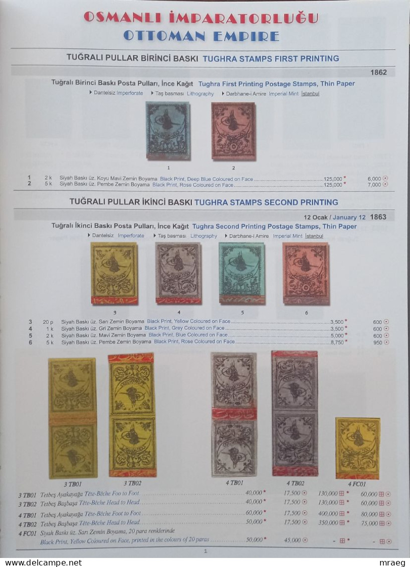 İSFİLA 2024 OTTOMAN & TURKISH STAMPS NEW CATALOGUE SIGNED BY PRESIDENT OF TFA - Autres & Non Classés