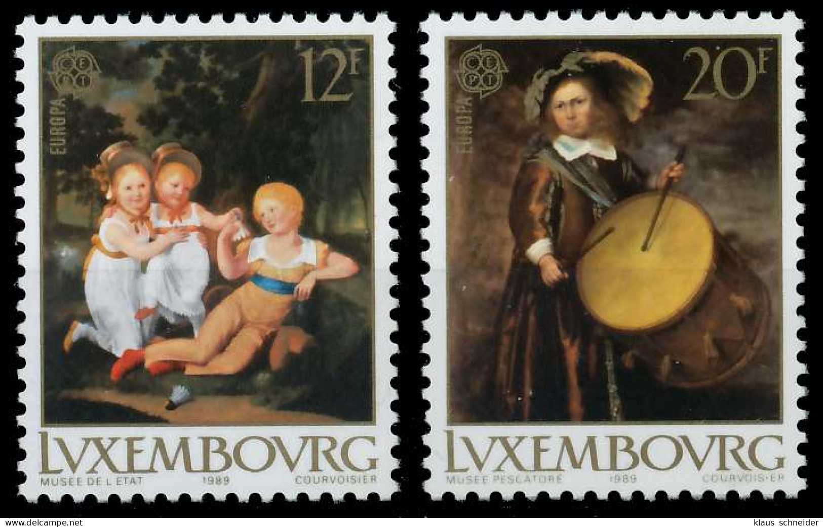 LUXEMBURG 1989 Nr 1219-1220 Postfrisch X5CEF12 - Unused Stamps