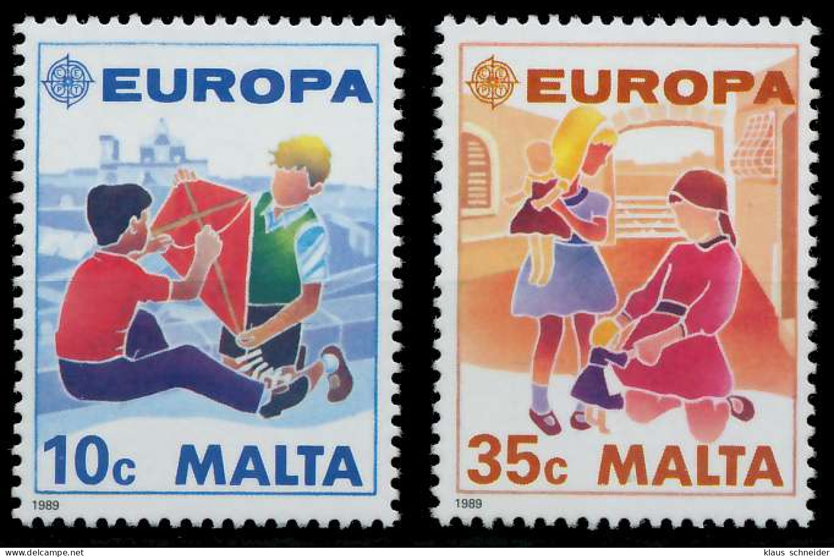 MALTA 1989 Nr 816-817 Postfrisch X5CEF46 - Malte