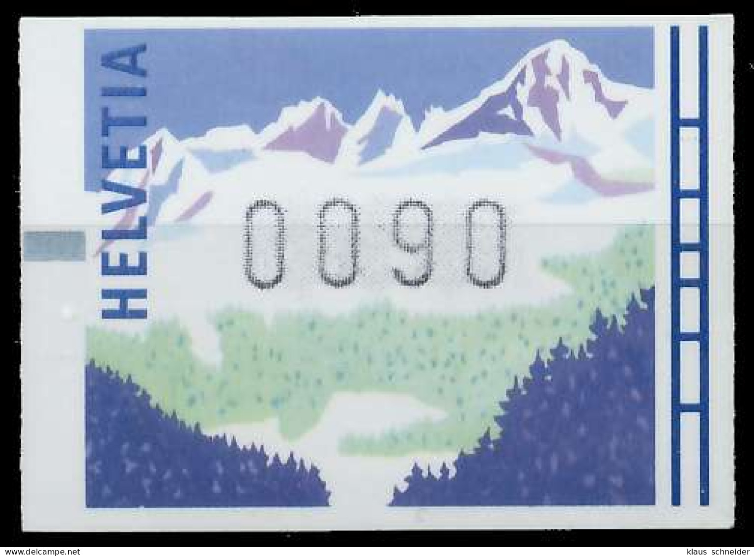 SCHWEIZ AUTOMATENMARKEN 1996 Nr 10 Postfrisch S2A5ECE - Automatic Stamps
