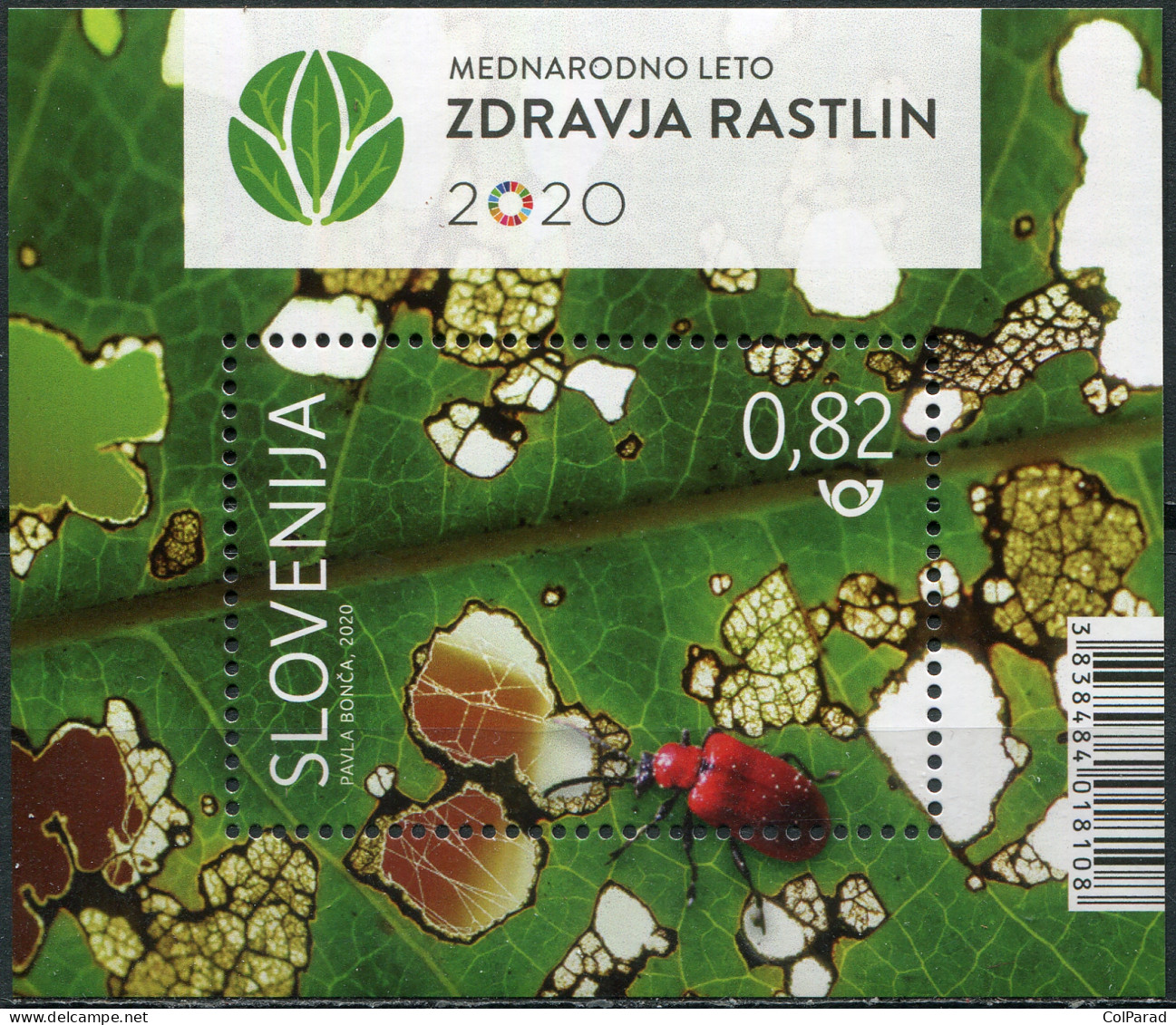 SLOVENIA - 2020 - SOUVENIR SHEET MNH ** - International Year Of Plant Health - Slowenien