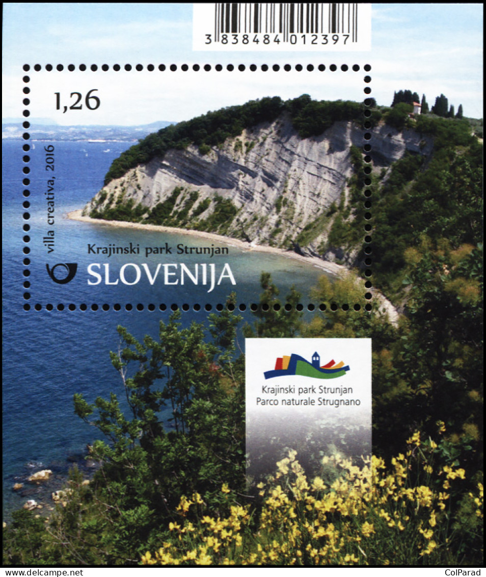 SLOVENIA - 2016 - S/S MNH ** - Nature Parks In Slovenia – Strunjan Nature Park - Slovénie