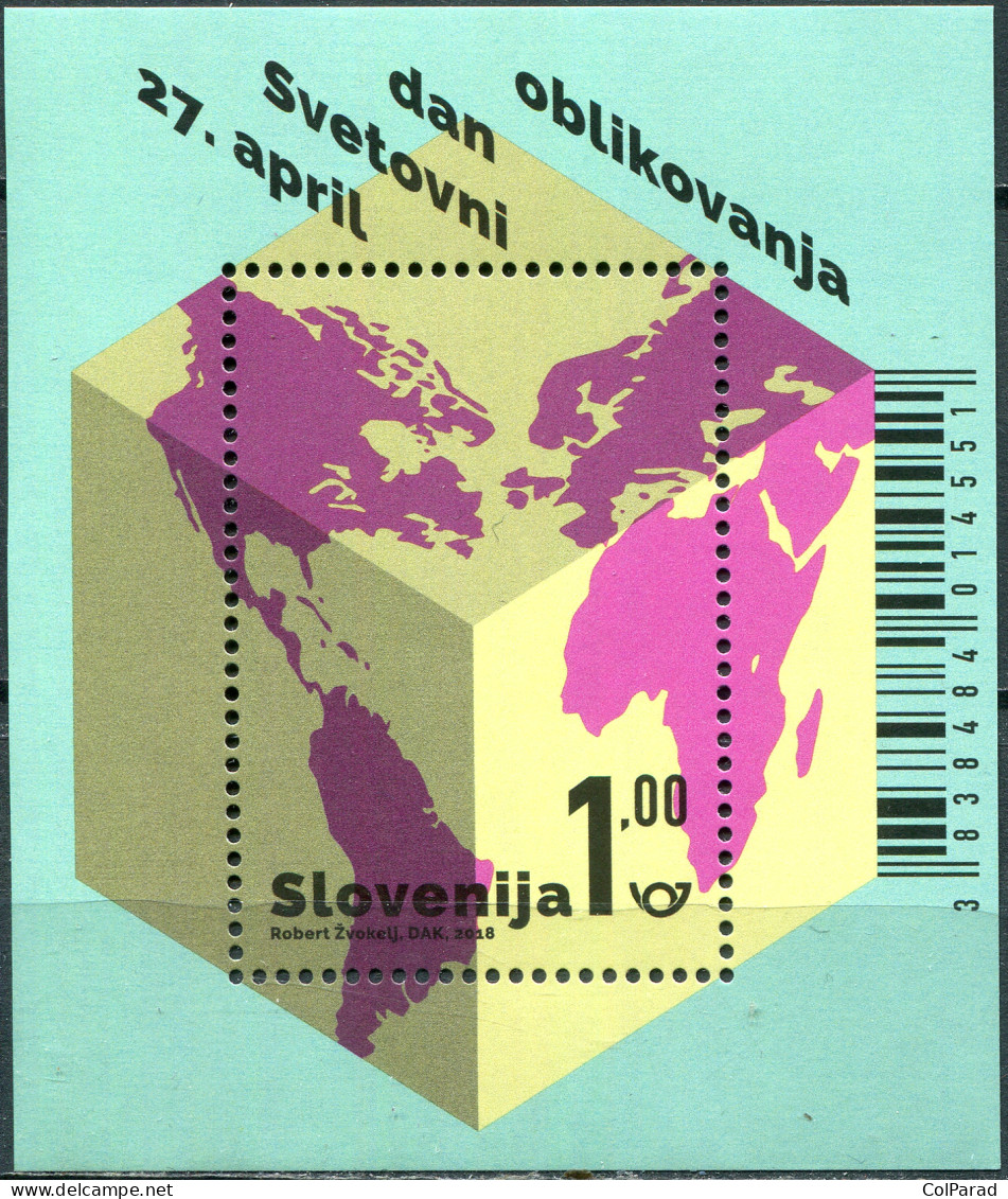 SLOVENIA - 2018 - SOUVENIR SHEET MNH ** - World Design Day - Slowenien