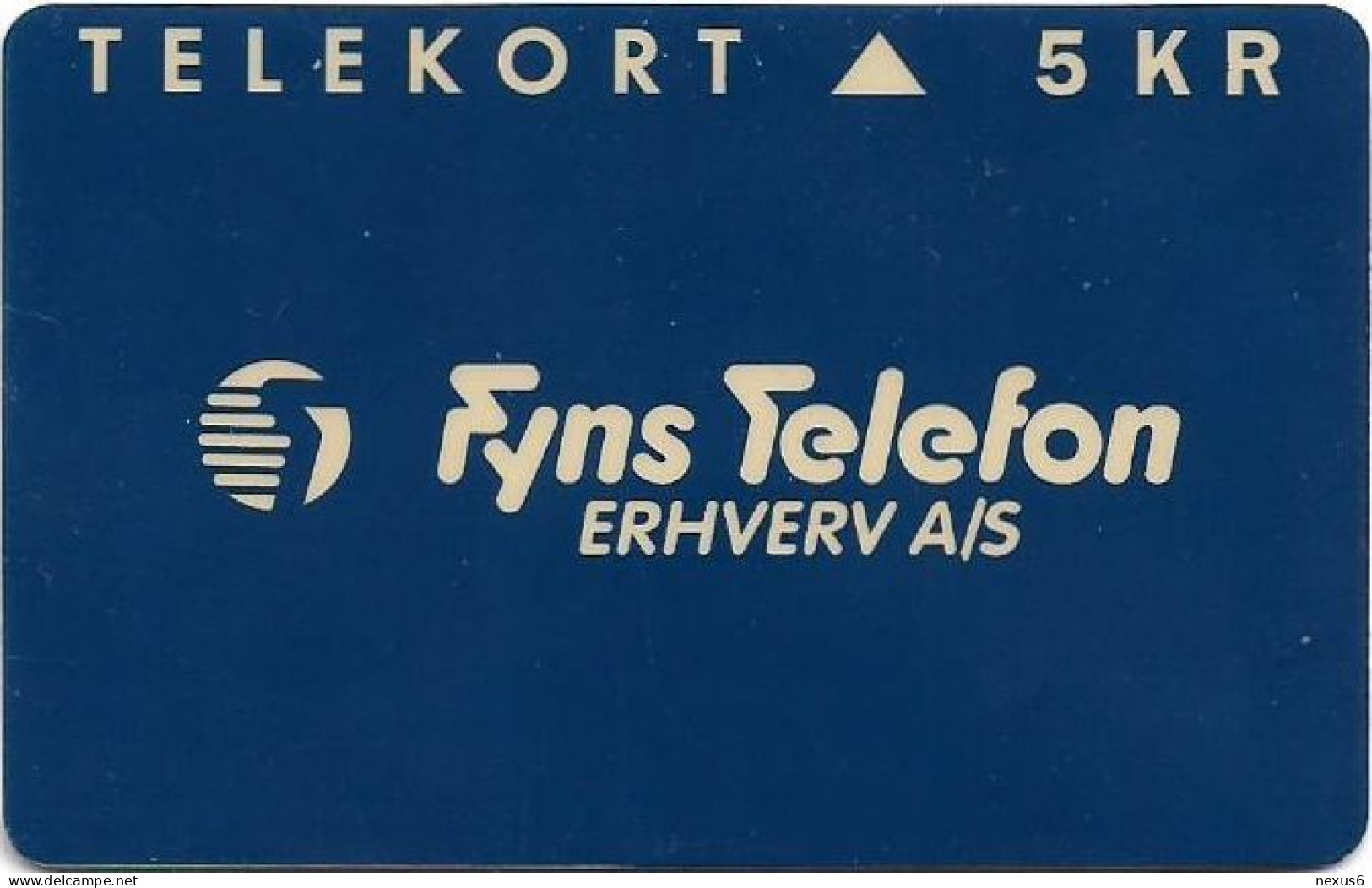 Denmark - Fyns - Fyns Telefon Erhverv As - TDFP002A - 09.1992, 2.500ex, 5kr, Used - Dänemark