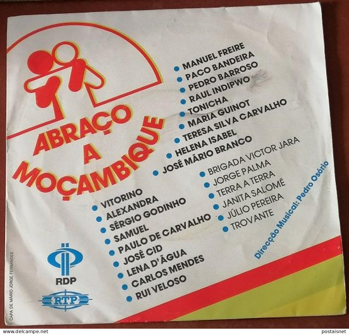 Single Abraço A Moçambique – 1985 – RDP E RTP - Musiques Du Monde