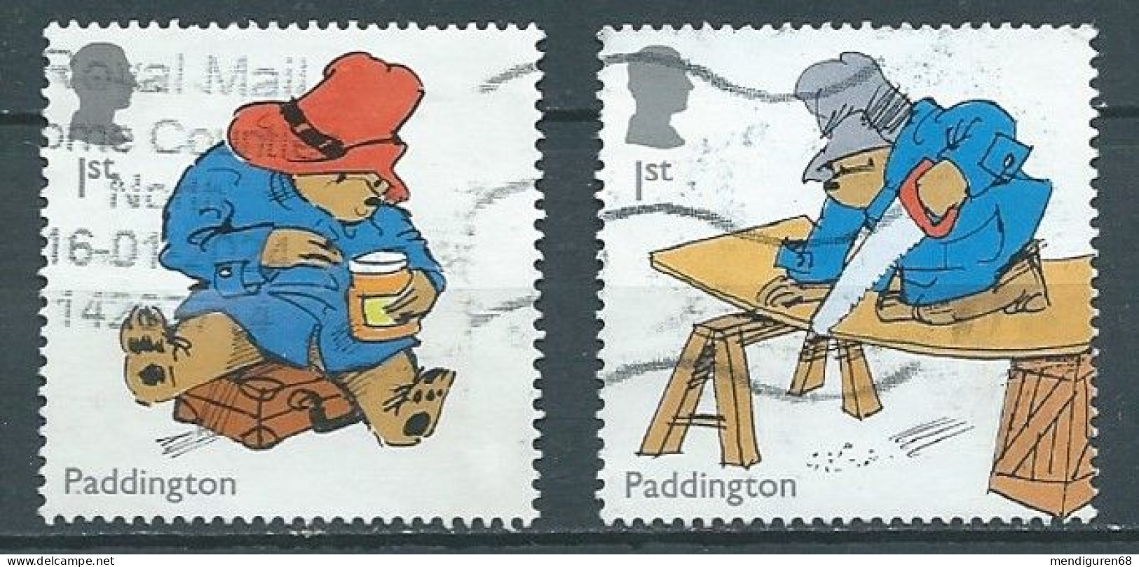 GROSSBRITANNIEN GRANDE BRETAGNE GB 2023 PADDINGTON SET 2V USED SG 5063-4 MI 5279-80 YT 5670-1 SN 4413-4 - Used Stamps