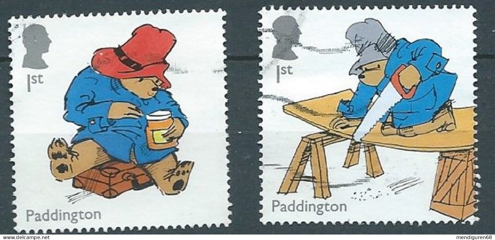 GROSSBRITANNIEN GRANDE BRETAGNE GB 2023 PADDINGTON SET 2V USED SG 5063-4 MI 5279-80 YT 5670-1 SN 4413-4 - Used Stamps