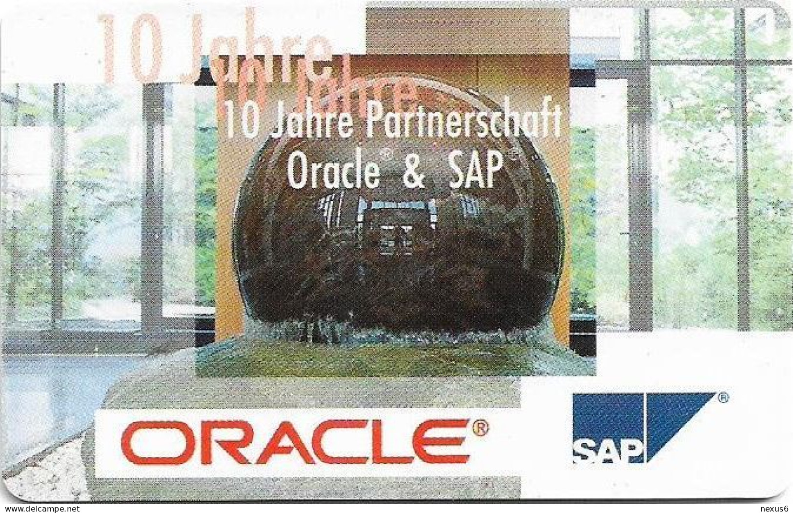 Germany - SAP - 10 Jahre Oracle Partnerschaft - O 0151 - 02.1998, 6DM, 5.000ex, Used - O-Series: Kundenserie Vom Sammlerservice Ausgeschlossen