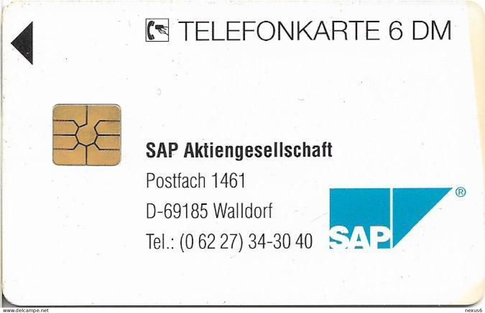 Germany - SAP AG Walldorf - Verschiedene Services - O 0183 - 02.1995, 6DM, 5.000ex, Used - O-Series: Kundenserie Vom Sammlerservice Ausgeschlossen