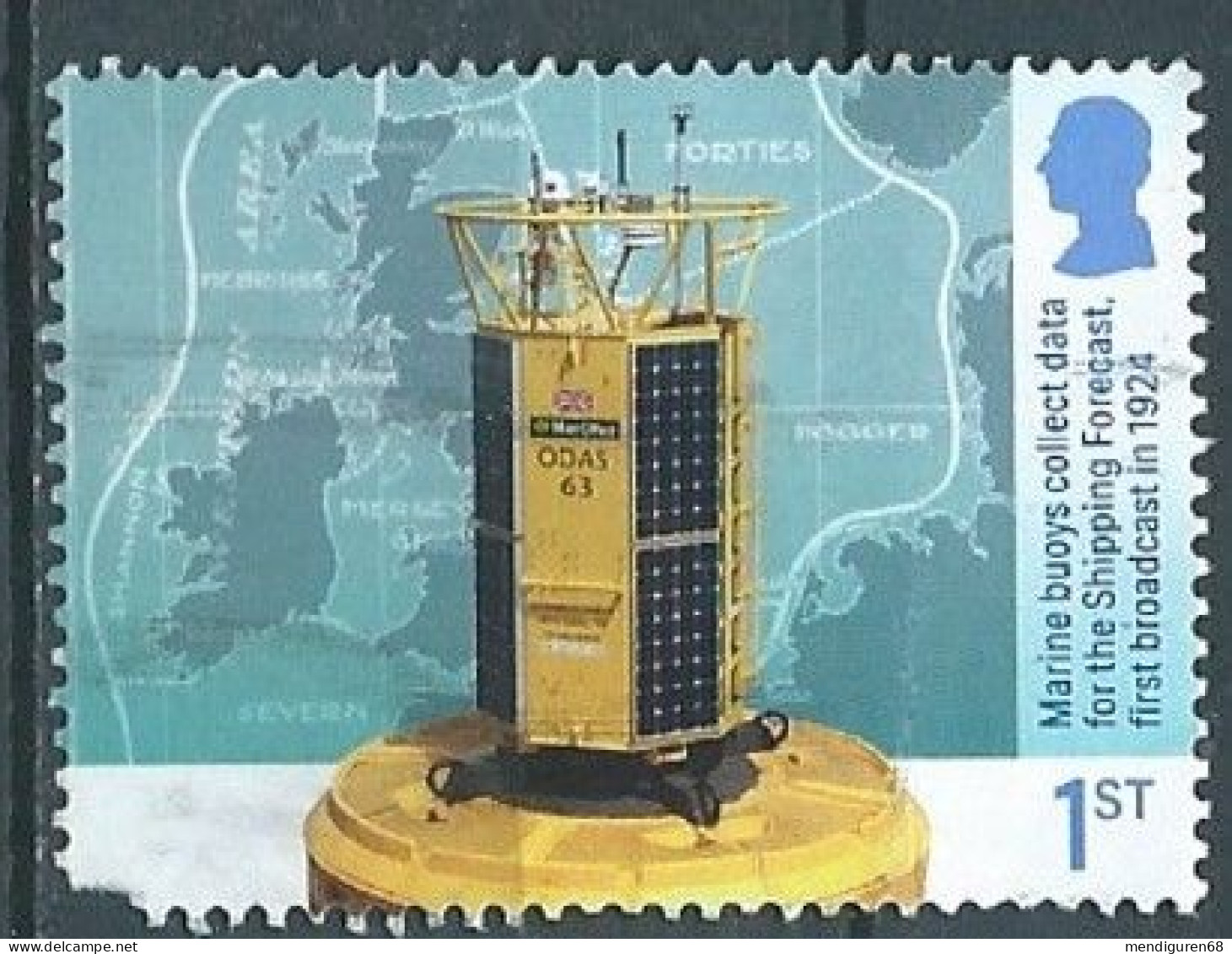GROSSBRITANNIEN GRANDE BRETAGNE GB 2024 TIME PREDICTION: MARINE BUOYS COLLECT DATA FOR SHIPPING FORECAST 1ST SG 5124 - Used Stamps