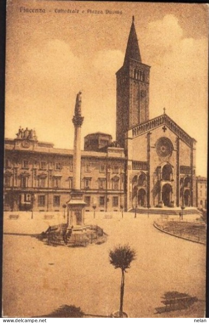 PIACENZA - CATTEDRALE E PIAZZA DUOMO - F.P. - Piacenza