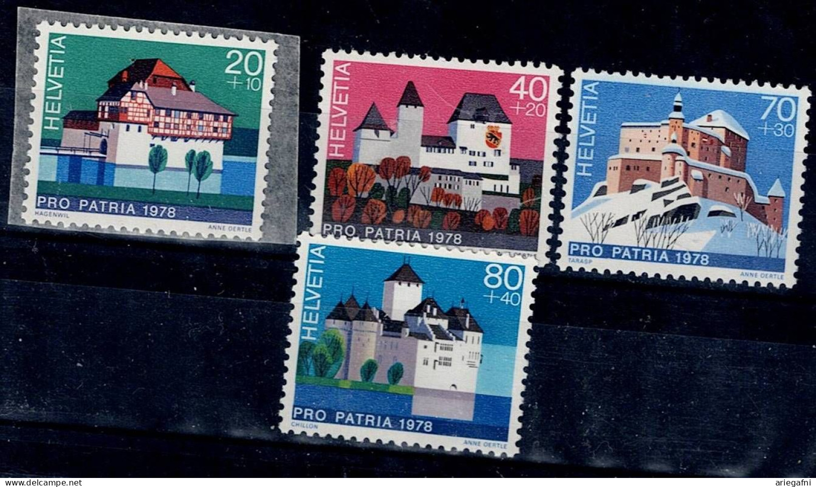 SWITZERLAND 1978 PRO  POPATRIA  LOCKSMITH MI No 1130-3 MNH VF!! - Nuovi