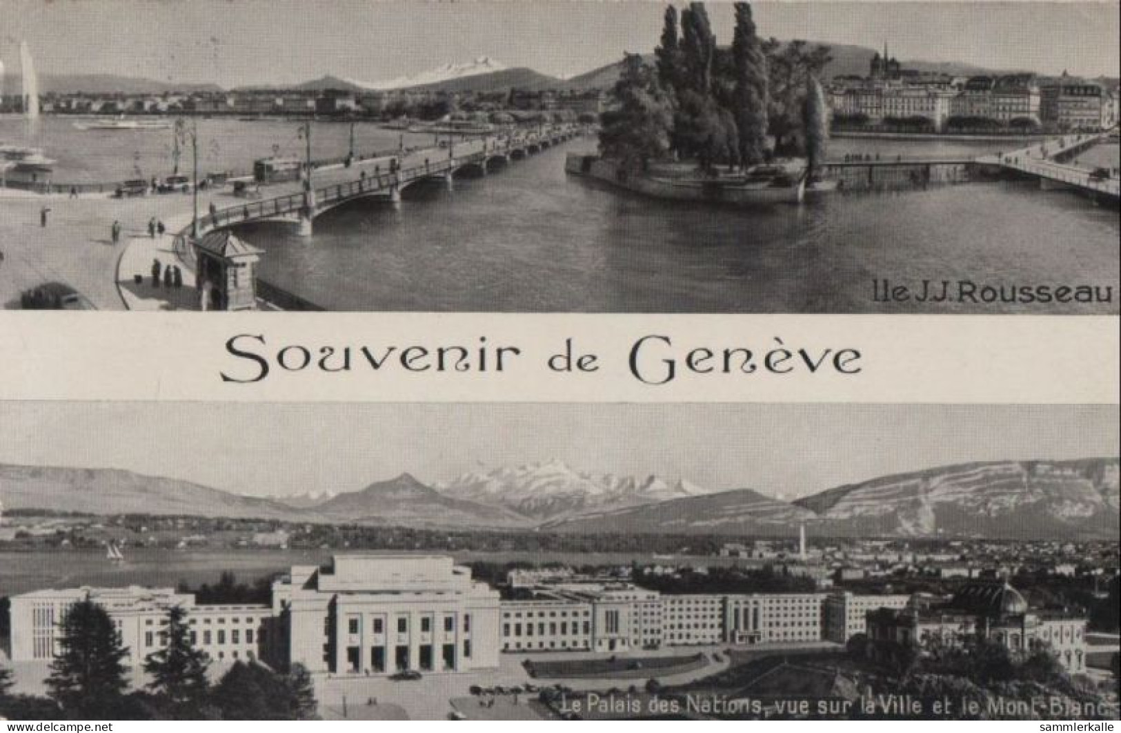 41103 - Schweiz - Genf / Genève - Mit 2 Bildern - 1961 - Autres & Non Classés