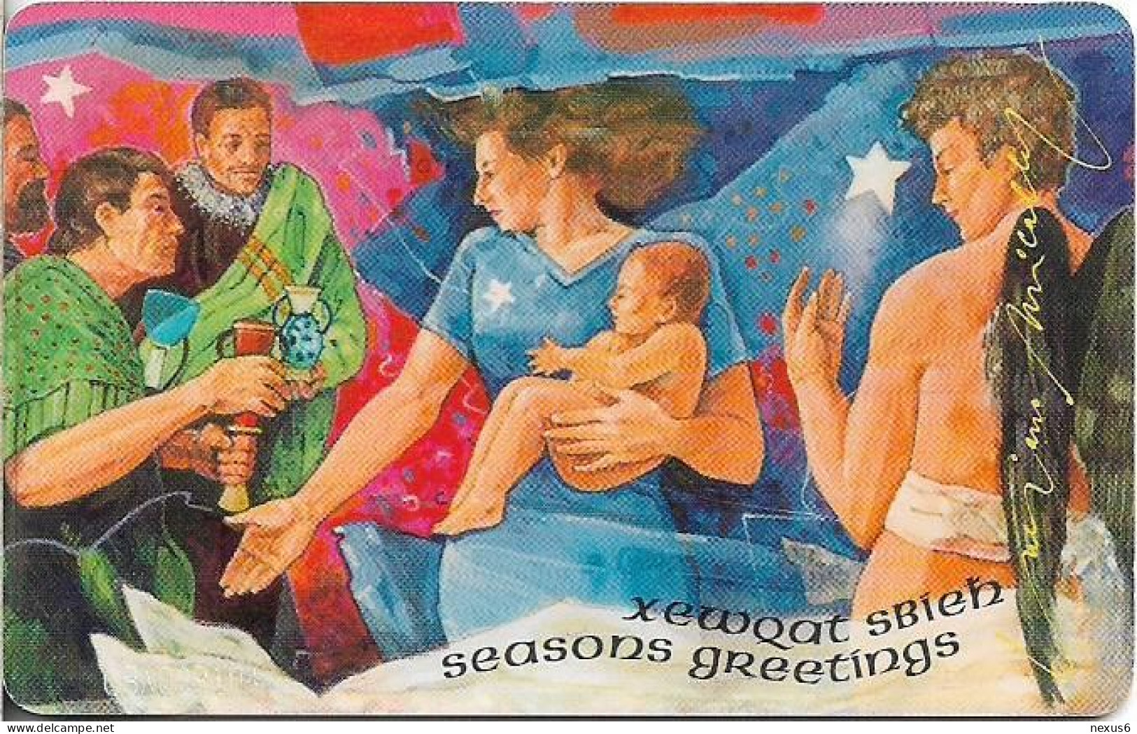 Malta - Maltacom - Christmas 1998, Seasons Greetings Magi, 12.1998, 40Units, 10.000ex, Used - Malte