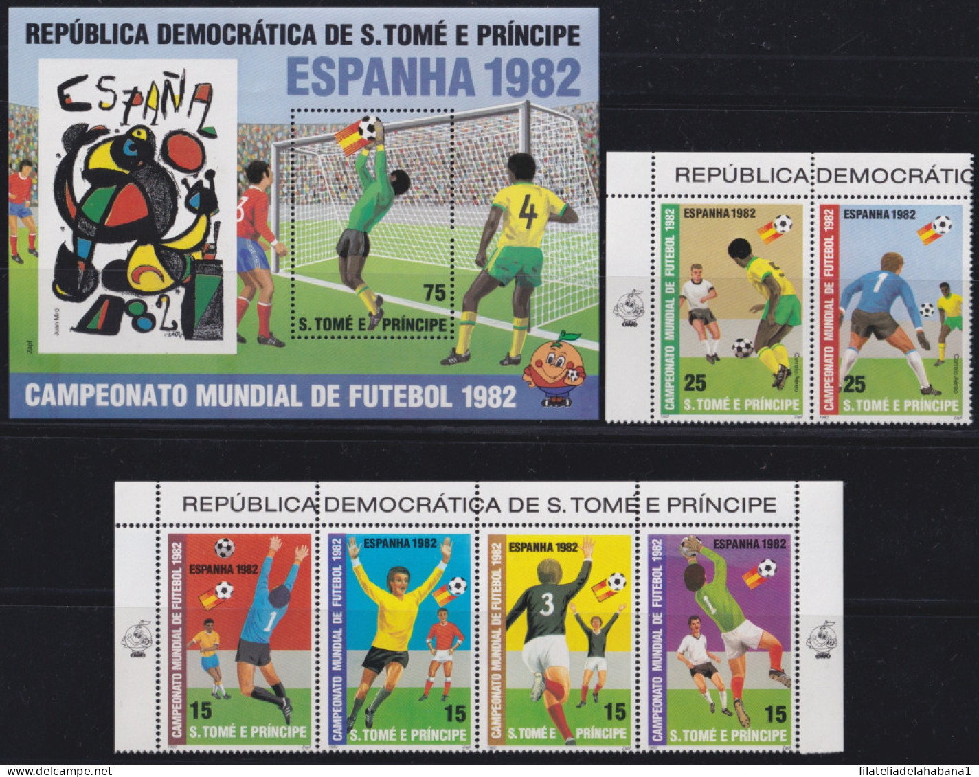 F-EX46787 SAO TOME I PRINCIPE MNH 1982 CHAMPIONSHIP SOCCER FOOTBALL. - 1982 – Spain