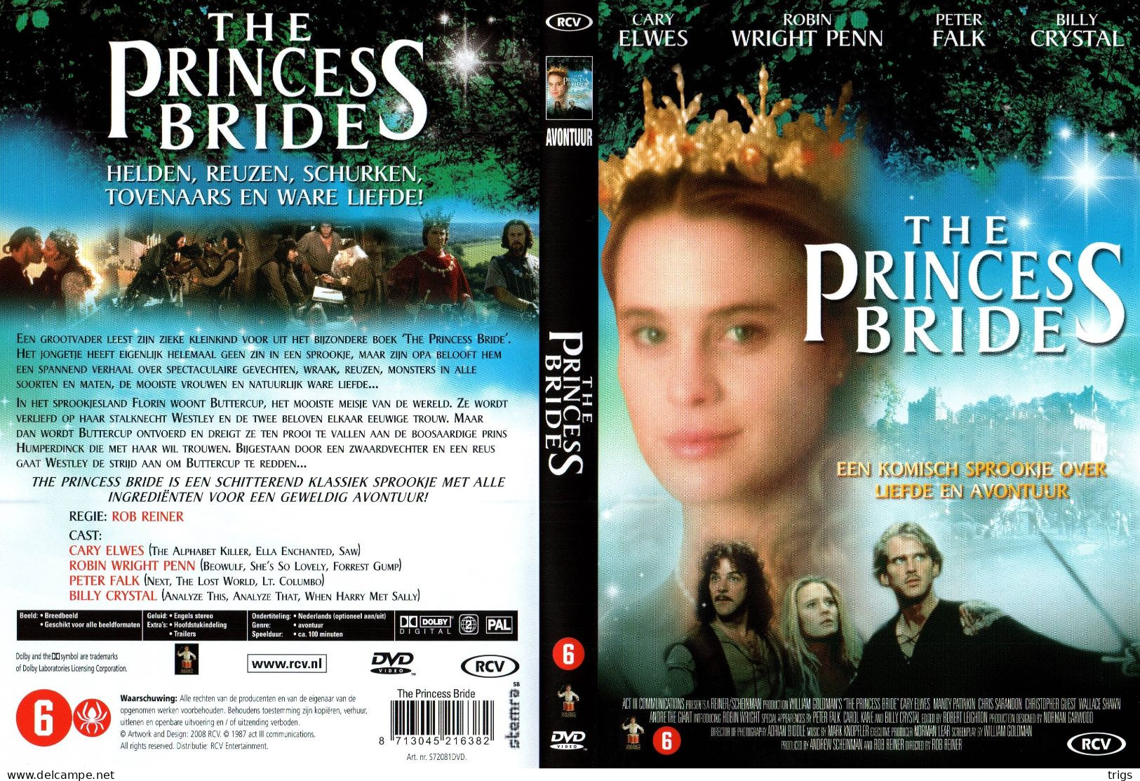 DVD - The Princess Bride - Acción, Aventura