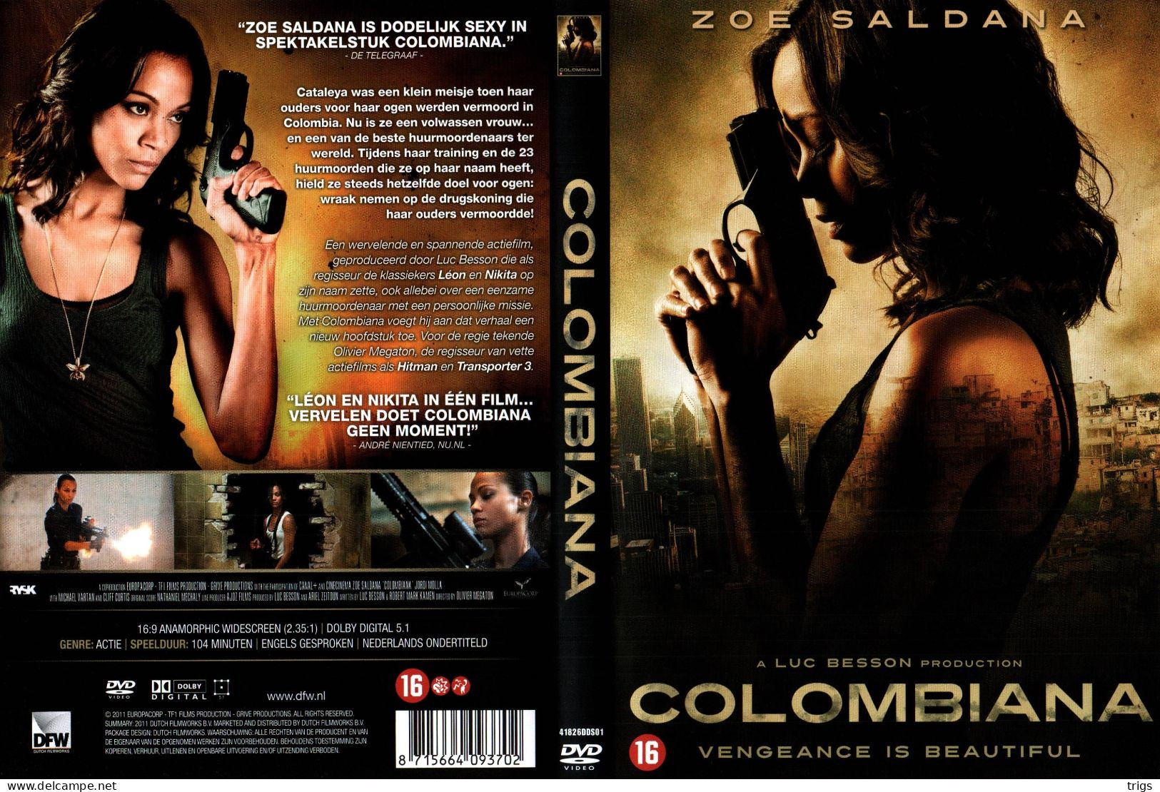DVD - Colombiana - Action, Aventure