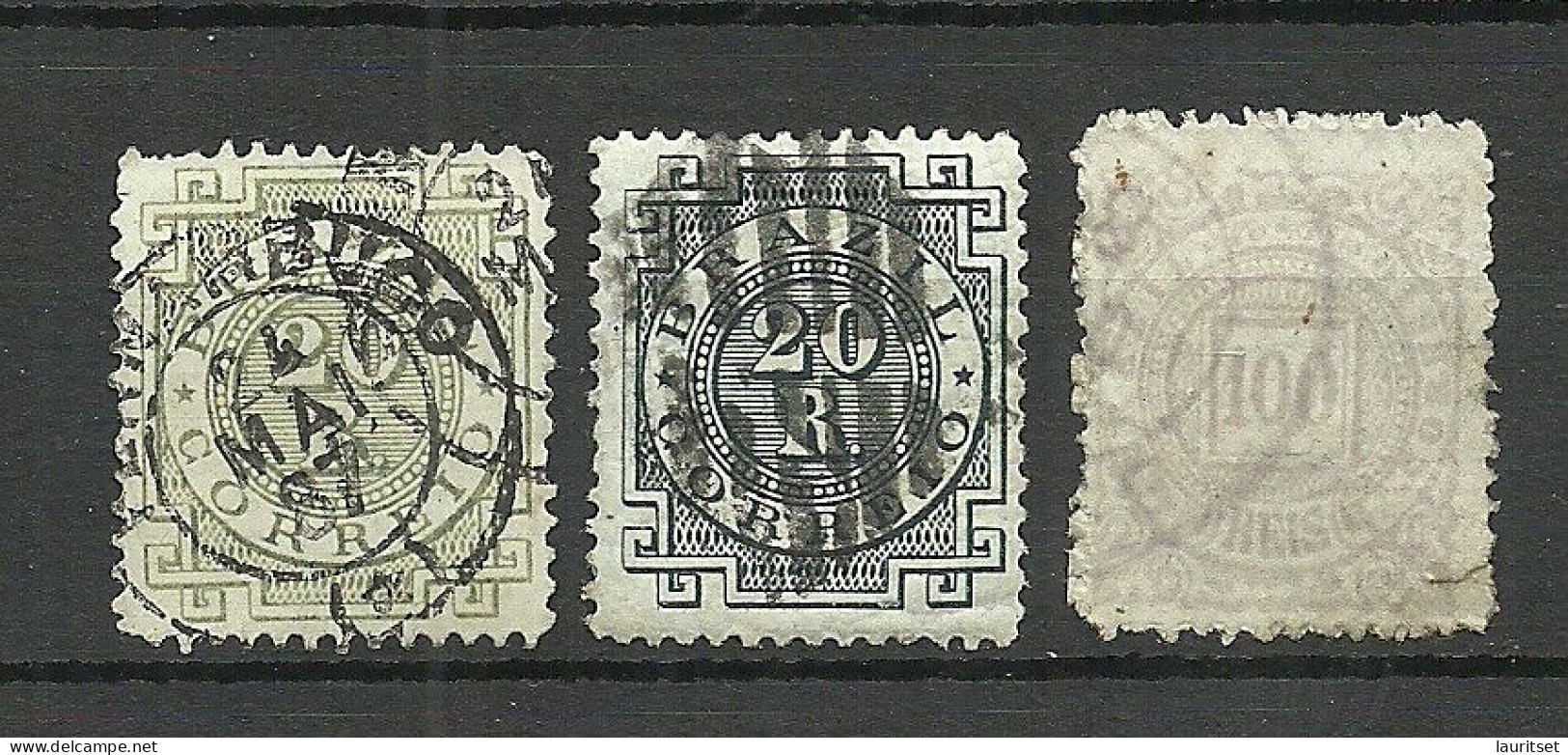 BRAZIL Brazilia O 1884/1885 Michel 59 - 61 O - Used Stamps